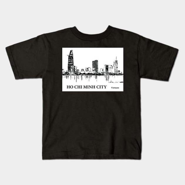 Ho Chi Minh City - Vietnam Kids T-Shirt by Lakeric